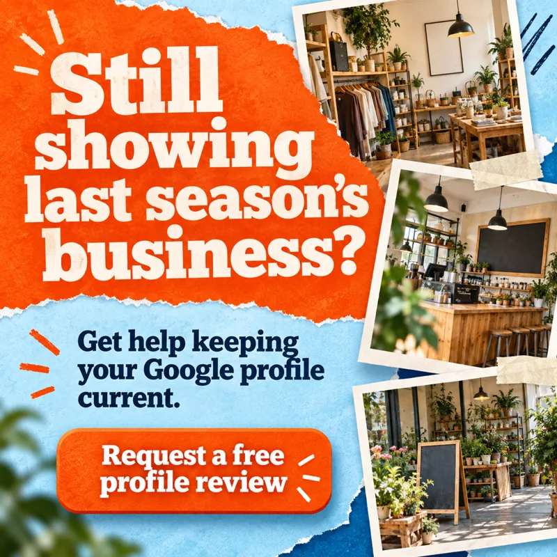 Ad graphic: Still showing last season's business?