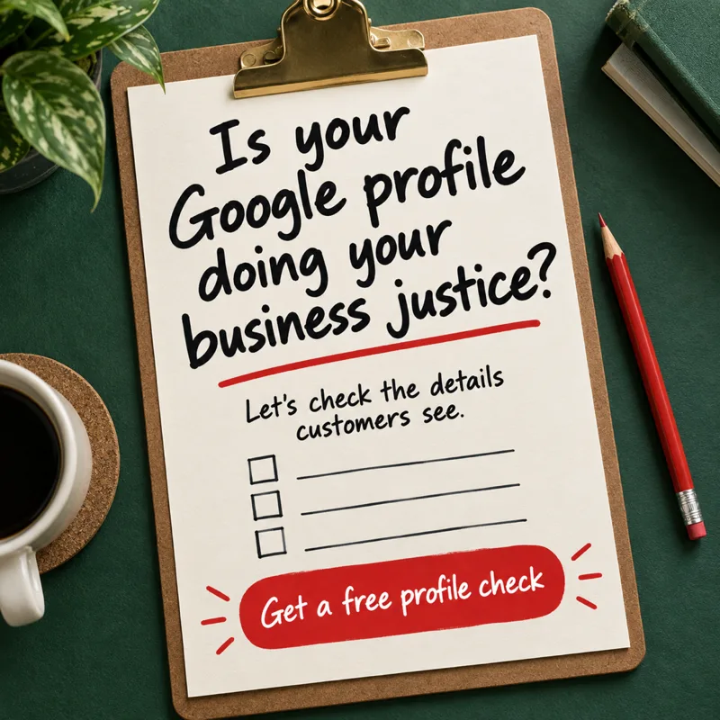 Ad graphic: Is your Google profile doing your business justice?