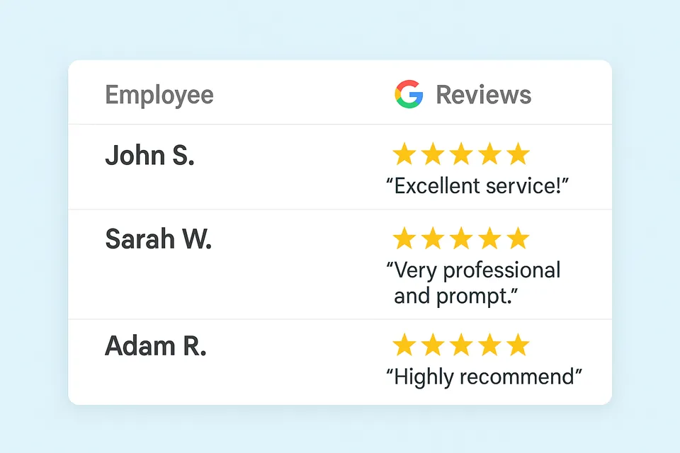 How To Track Which Employees Got Google Reviews (And Boost Local SEO at the Same Time)