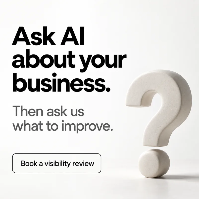 Ad graphic: Ask AI about your business.