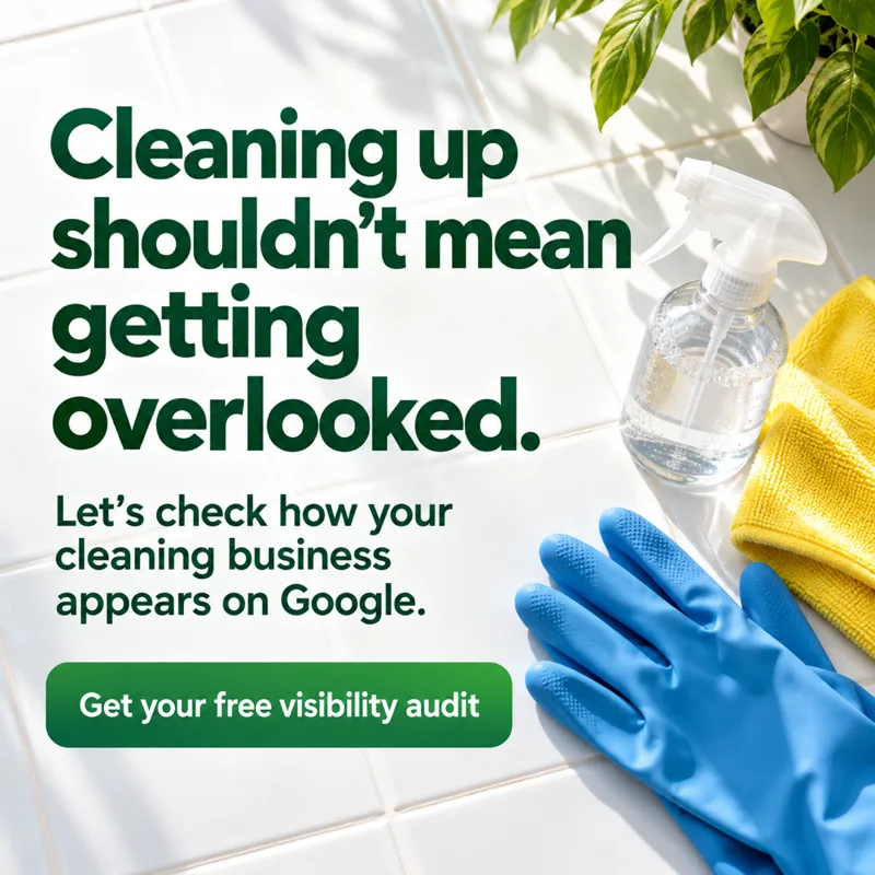 Ad graphic: Cleaning up shouldn't mean getting overlooked.