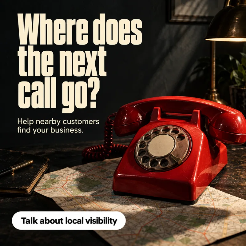 Ad graphic: Where does the next call go?