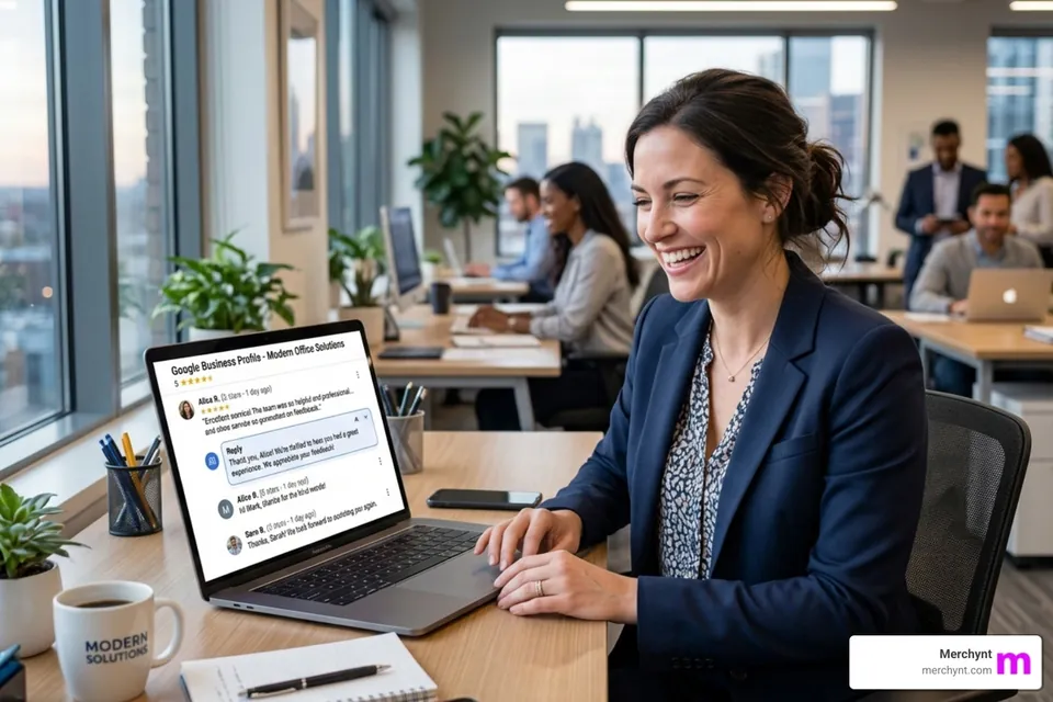 How to automate GBP review responses and get your life back