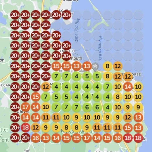 Salon heatmap before Paige