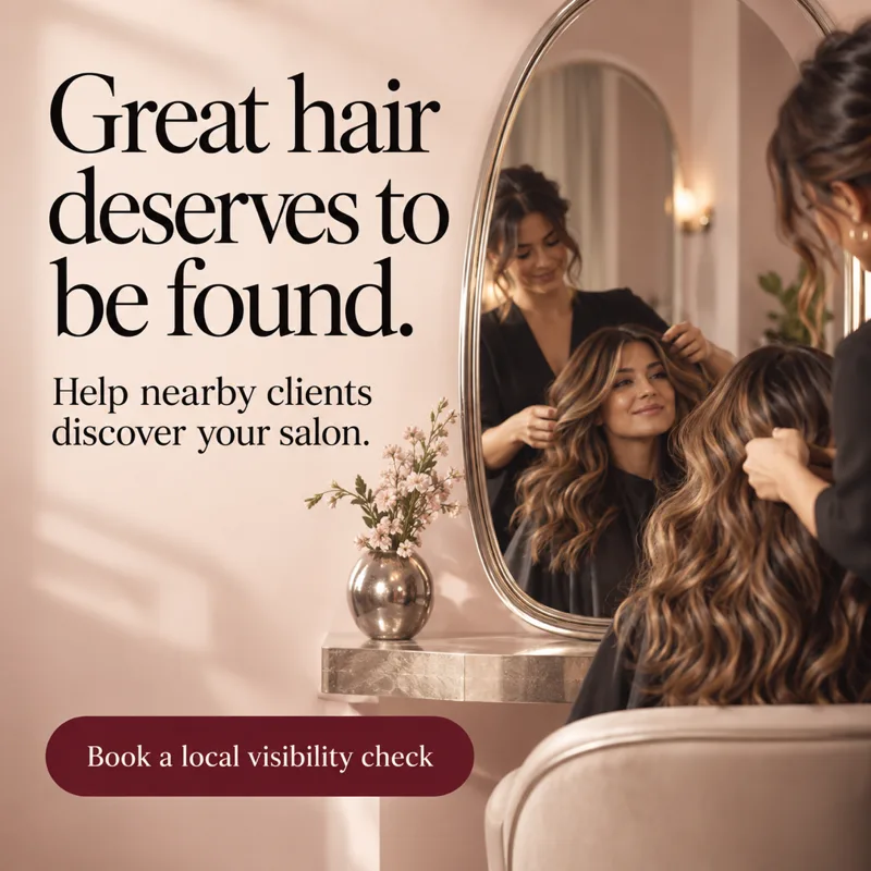 Ad graphic: Great hair deserves to be found.