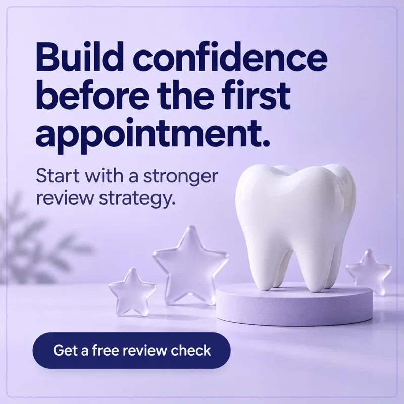 Ad graphic: Build confidence before the first appointment.
