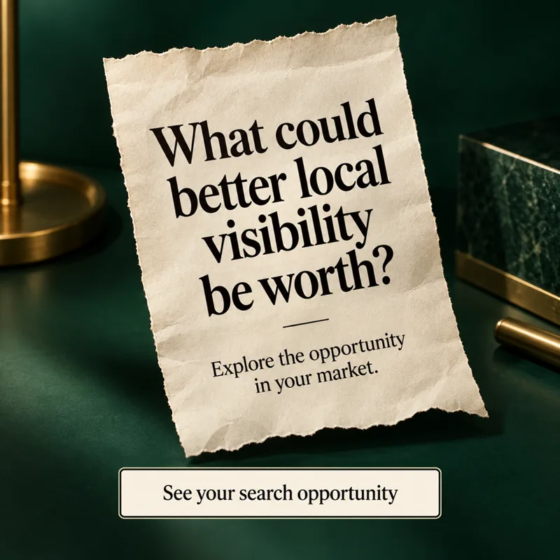 Ad graphic: What could better local visibility be worth?