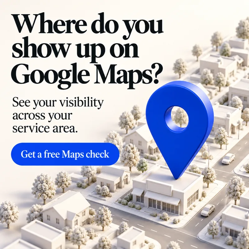 Ad graphic: Where do you show up on Google Maps?