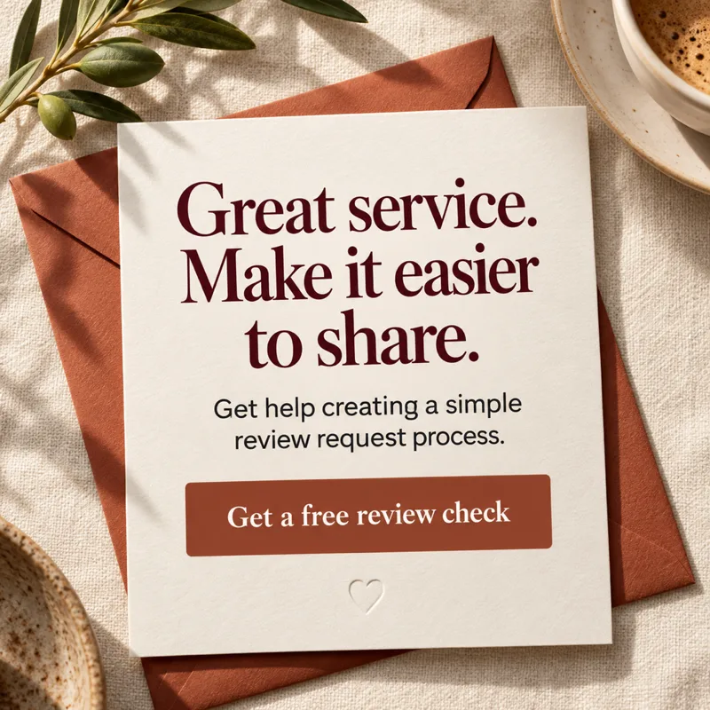 Ad graphic: Great service. Make it easier to share.