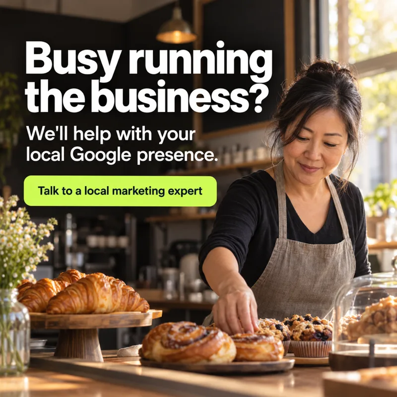 Ad graphic: Busy running the business?