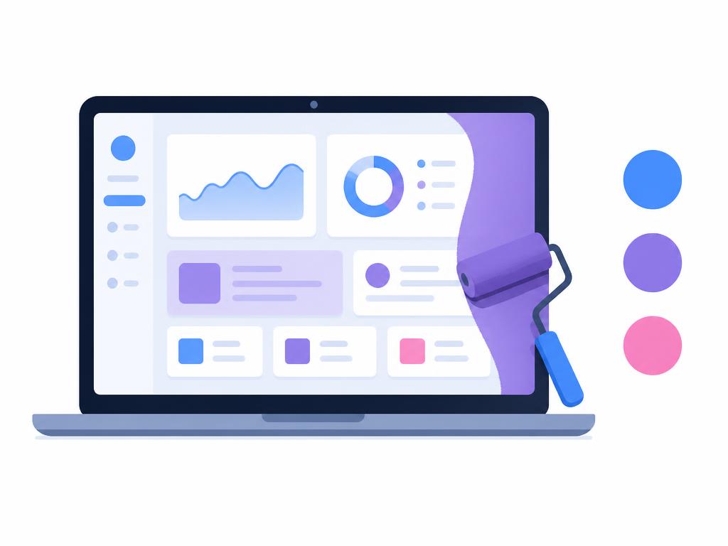 Paige dashboard being rebranded with an agency's own colors